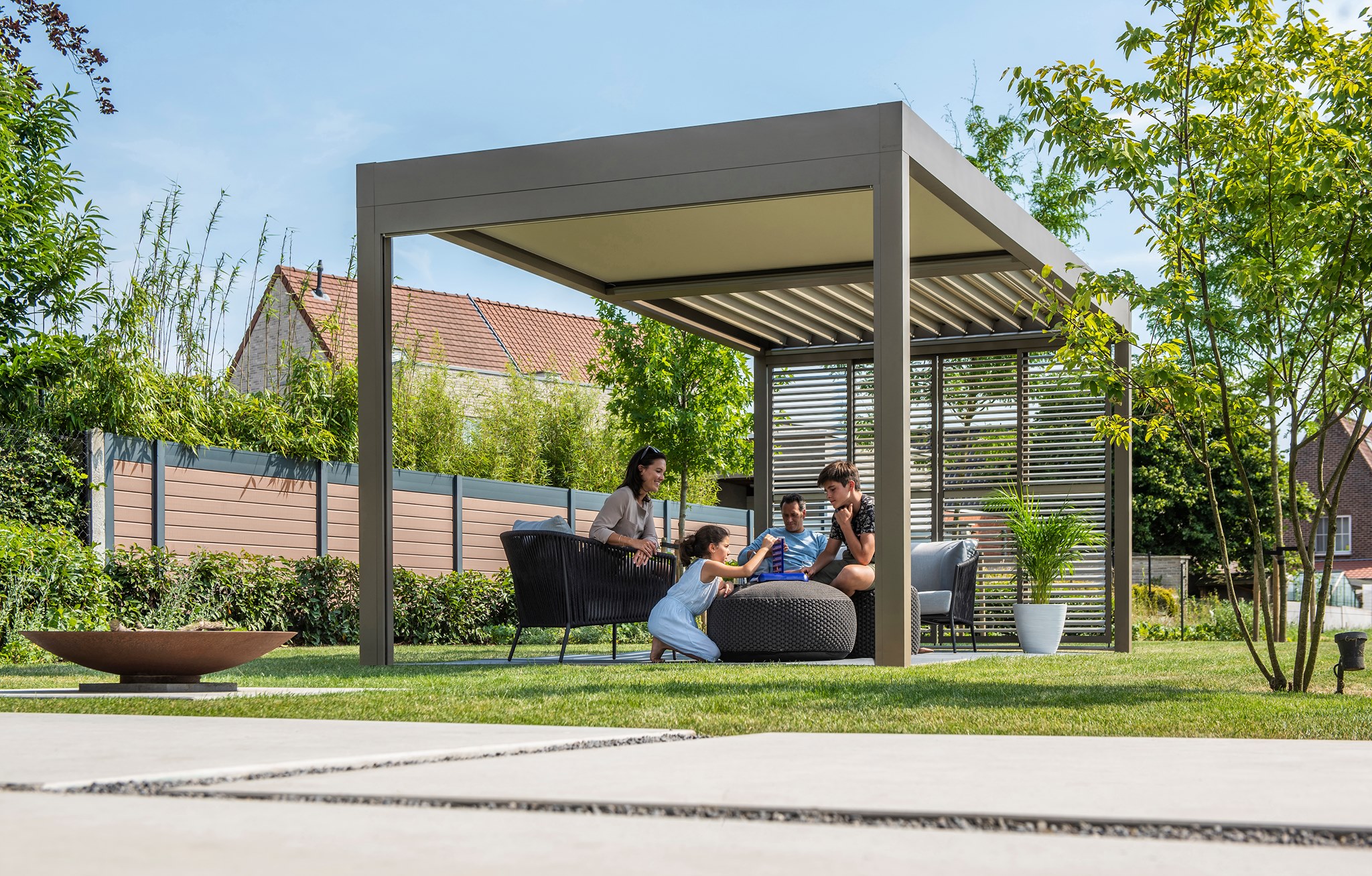 Outdoor Living terrasoverkapping Renson Corswarem