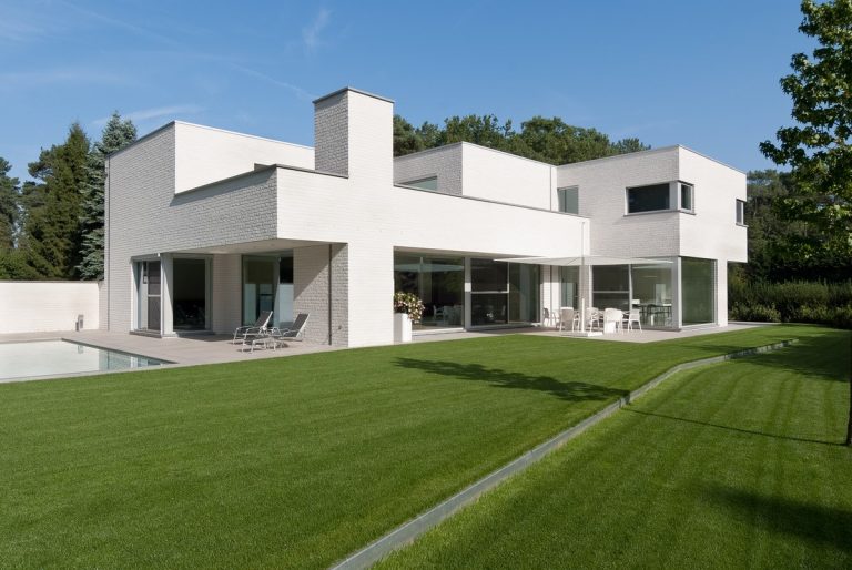 Aluminium buitenschrijnwerk ramen deuren woning Bonheiden Schüco Corswarem