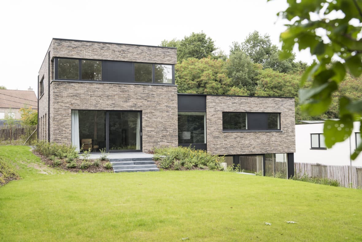 Aluminium buitenschrijnwerk ramen deuren Holsbeek Schüco Corswarem