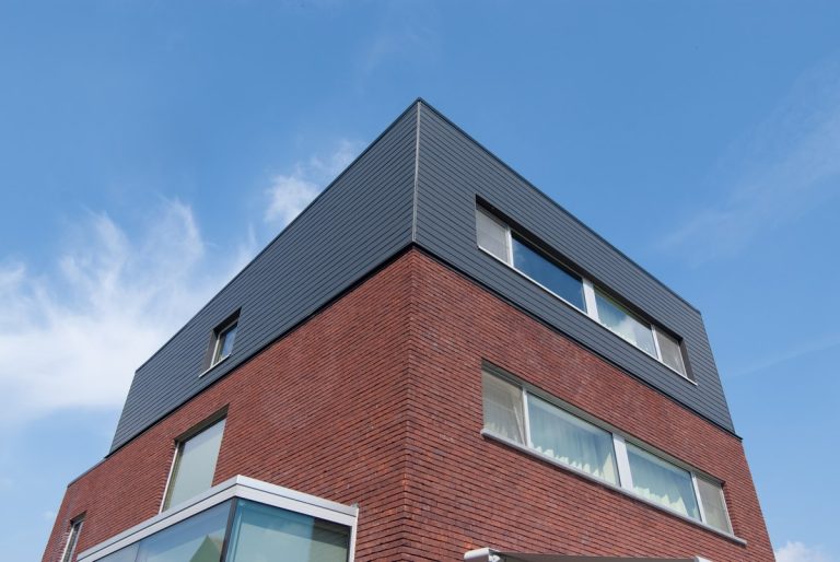 Aluminium buitenschrijnwerk ramen deuren woning Heers Schüco Corswarem