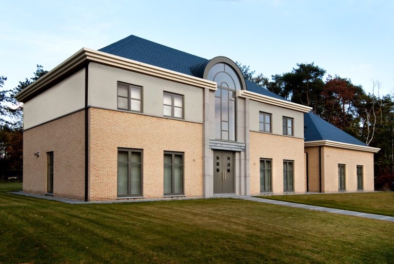 Aluminium buitenschrijnwerk ramen deuren woning Houthalen Schüco Corswarem