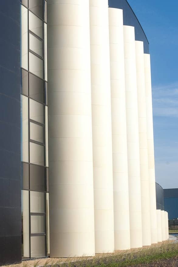 Aluminium buitenschrijnwerk ramen deuren glasgevel gevelbekleding JBC Houthalen projectbouw Schüco Corswarem