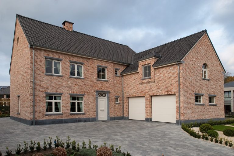 Aluminium buitenschrijnwerk ramen deuren woning Koersel Schüco Corswarem
