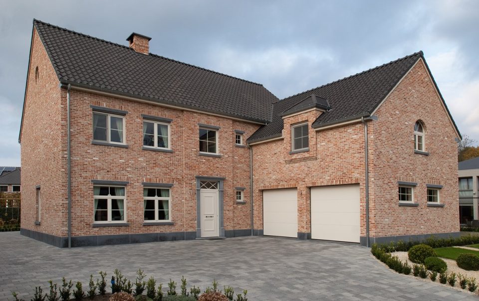 Aluminium buitenschrijnwerk ramen deuren woning Koersel Schüco Corswarem