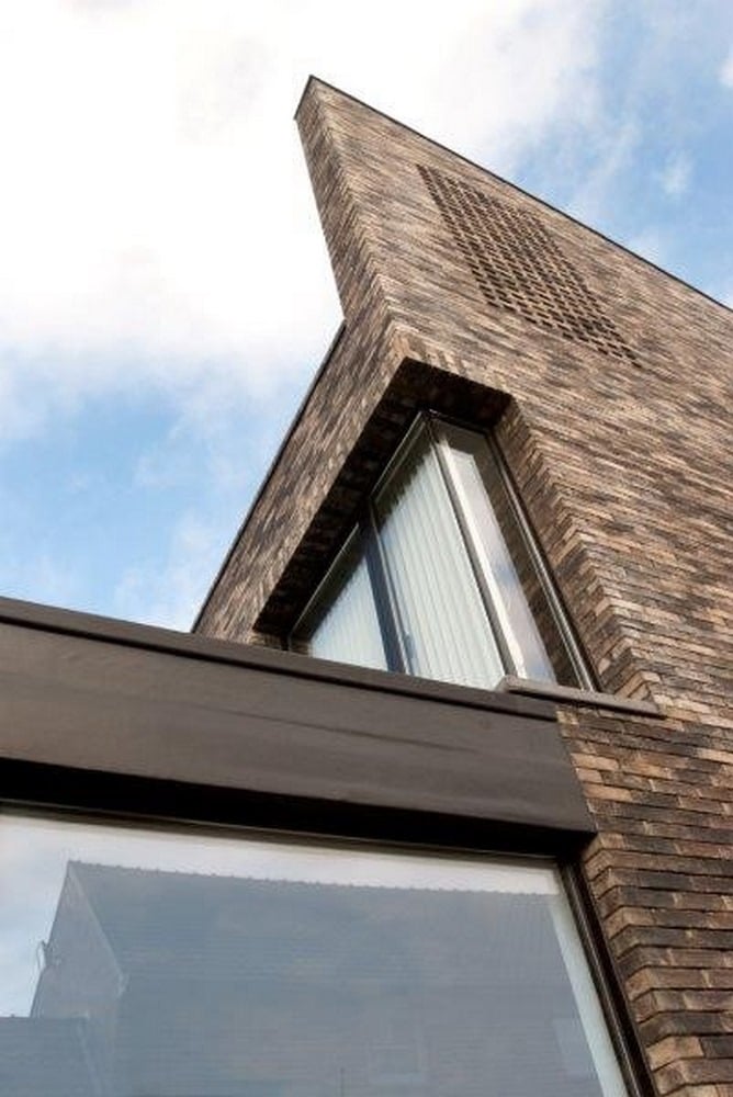 Aluminium buitenschrijnwerk ramen deuren woning Overrepen Schüco Corswarem