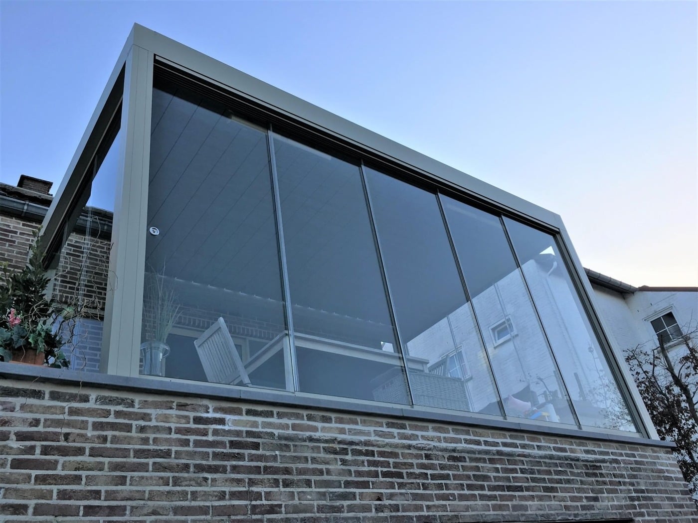 Terrasoverkapping Renson Camargue Tongeren Corswarem