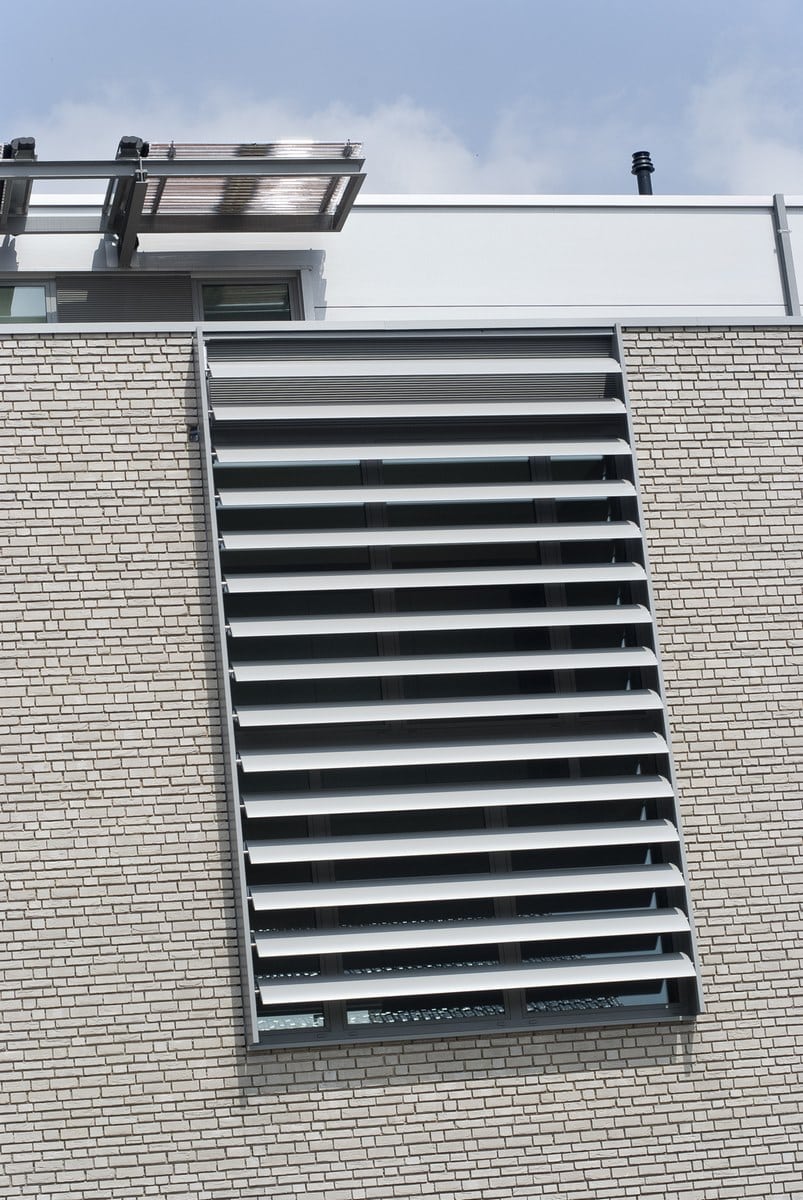 Aluminium buitenschrijnwerk ramen deuren woning Tongeren Schüco Corswarem