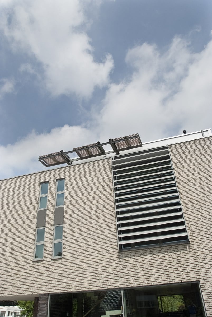 Aluminium buitenschrijnwerk ramen deuren woning Tongeren Schüco Corswarem