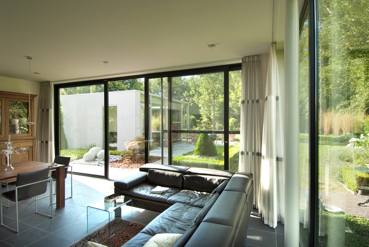 Tuinkamer Outdoor Living aluminium ramen deuren Kiewit Schüco Corswarem
