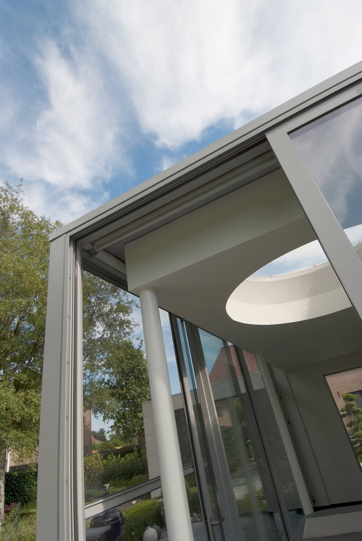 Tuinkamer Outdoor Living aluminium ramen deuren Kiewit Schüco Corswarem