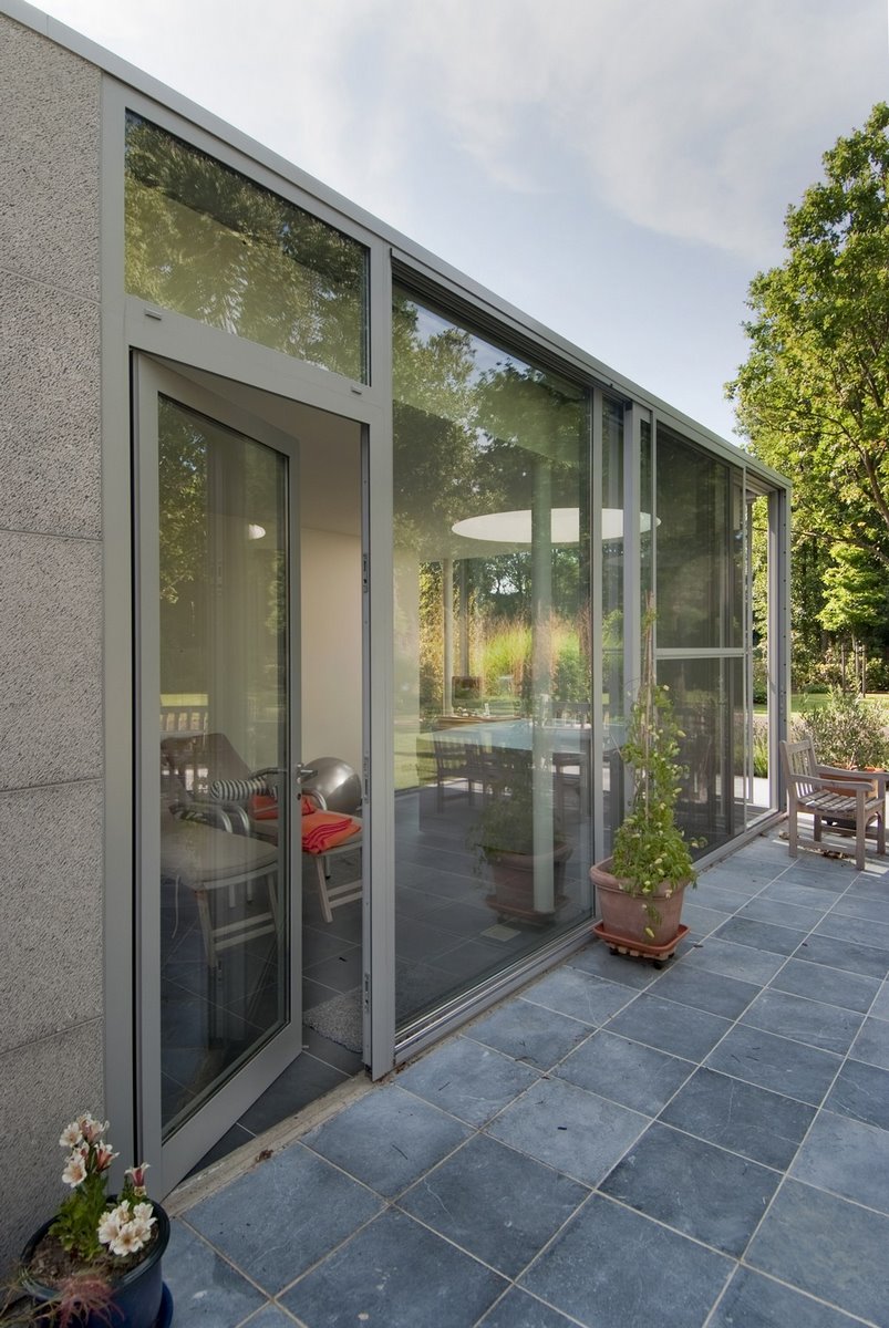 Tuinkamer Outdoor Living aluminium ramen deuren Kiewit Schüco Corswarem