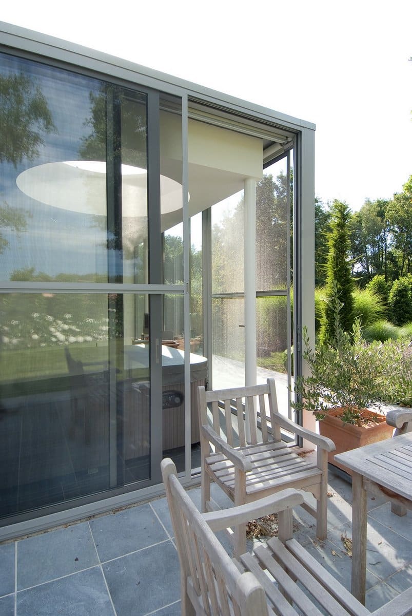 Tuinkamer Outdoor Living aluminium ramen deuren Kiewit Schüco Corswarem